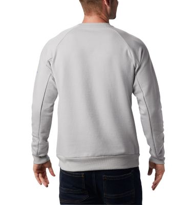 Maglietta girocollo Lodge&trade; da uomo Columbia Lodge&trade; Crew | 160 | S, Columbia Grey Heather, Azure Blue, back