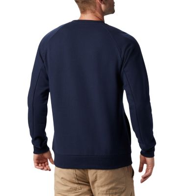 Maglietta girocollo Lodge&trade; da uomo Columbia Lodge&trade; Crew | 160 | S, Collegiate Navy, White, back
