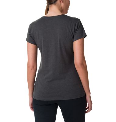 Women's Outer Bounds Short Sleeve T-Shirt Outer Bounds&trade; SS Tee | 191 | L, Charcoal Heather, Buffalo Check, back