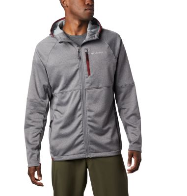 Men's Outdoor Elements Hooded Full Zip Jacket Outdoor Elements&trade; Hooded Full  | 478 | L, City Grey, Jasper, front