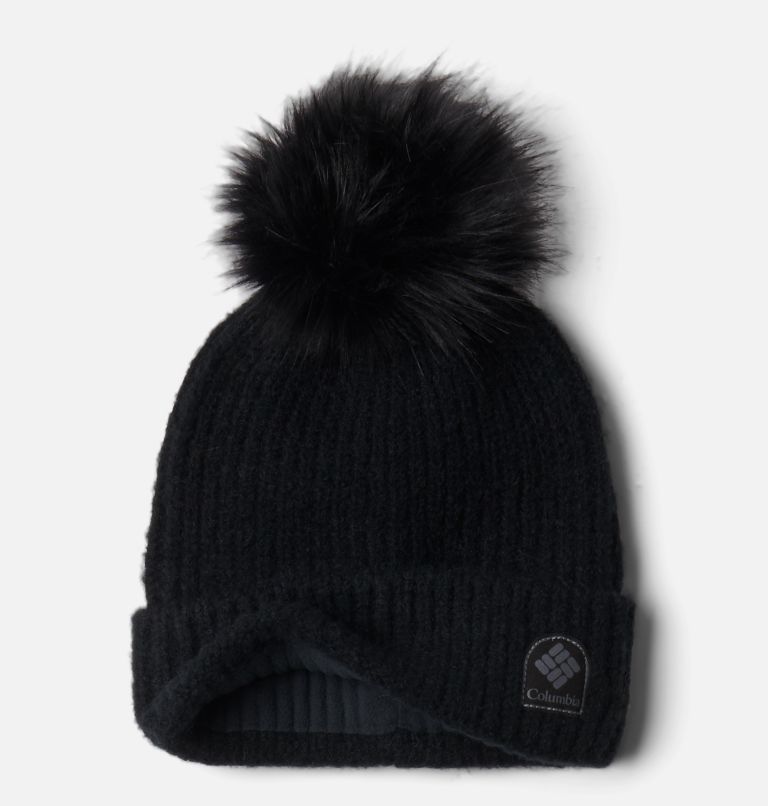 Winter Blur Pom Pom Beanie, Color: Black, image 2