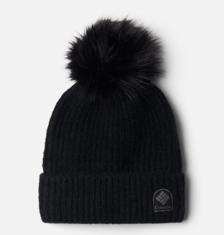 Winter Blur Pom Pom Beanie, Color: Black, image 1
