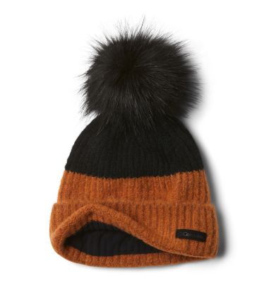 Unisex Winter Blur&trade; Pom Pom Beanie Winter Blur&trade; Pom Pom Beanie | 607 | O/S, Black, Caramel, a1