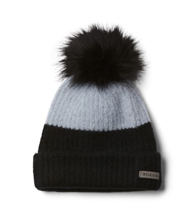 Unisex Winter Blur&trade; Pom Pom Beanie Winter Blur&trade; Pom Pom Beanie | 607 | O/S, Cirrus Grey, Black, front