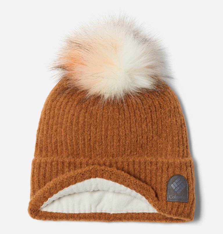 Winter Blur Pom Pom Beanie, Color: Camel Brown, image 2