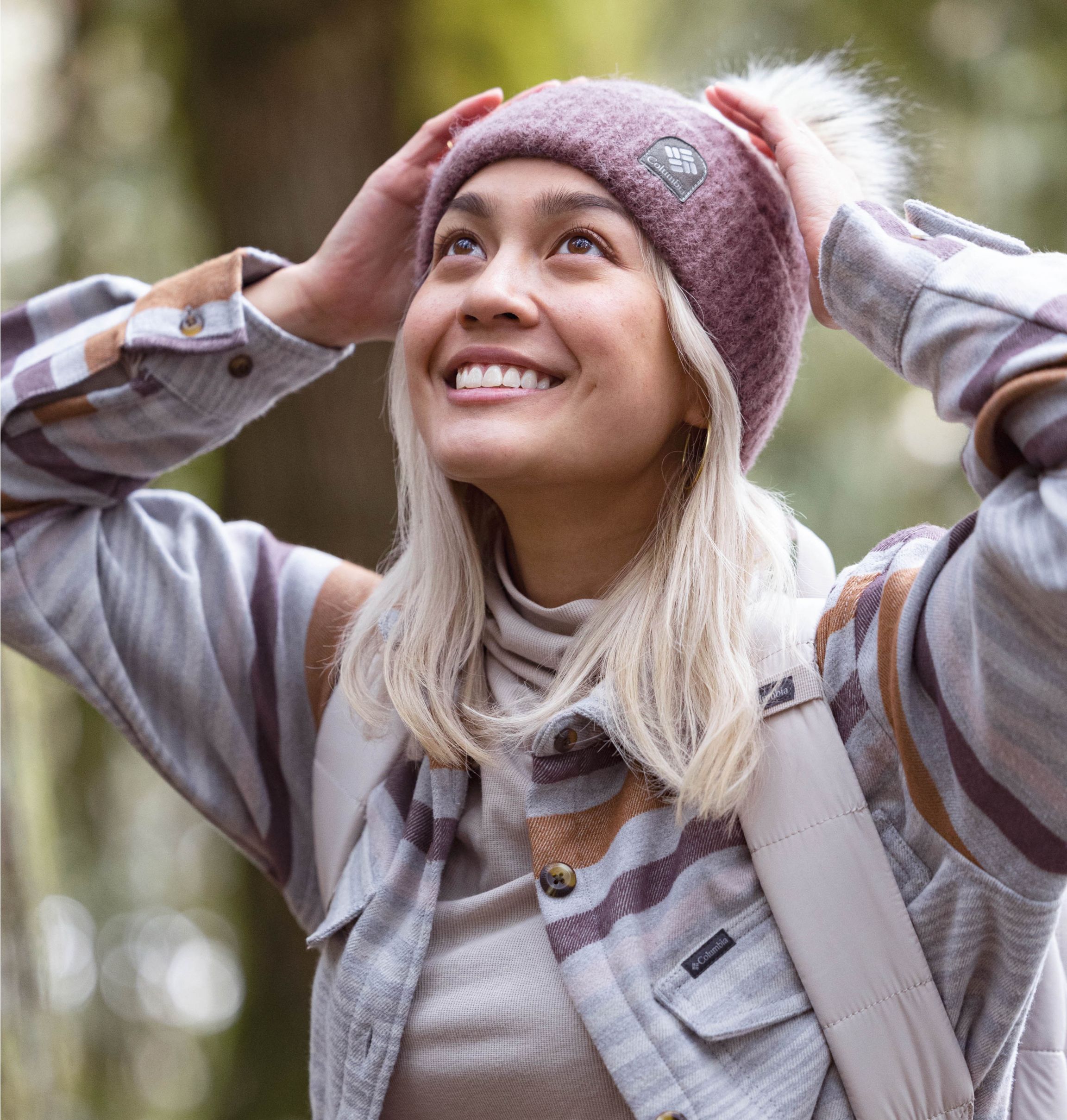 Gorro unisex con pompón Winter Blur™