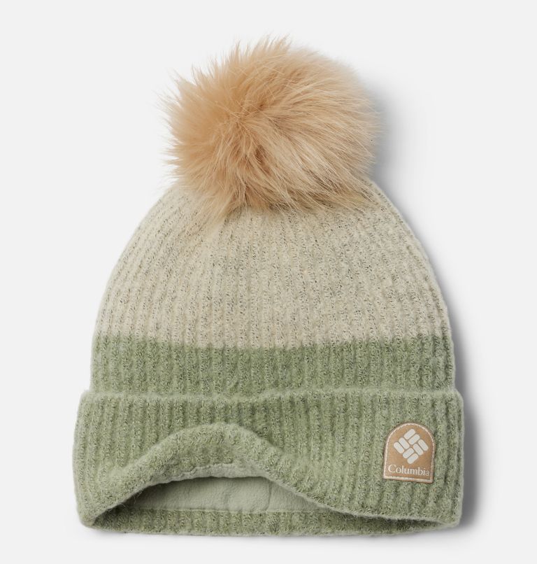 Winter Blur Pom Pom Beanie, Color: Safari, Chalk, image 2