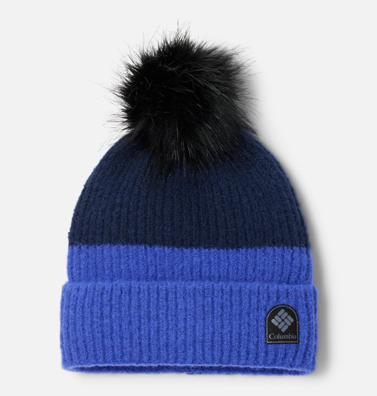 Winter Blur Pom Pom Beanie, Color: Clematis Blue, Collegiate Navy, image 1