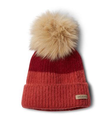 Unisex Winter Blur&trade; Pom Pom Beanie Winter Blur&trade; Pom Pom Beanie | 607 | O/S, Beet, Daredevil, front