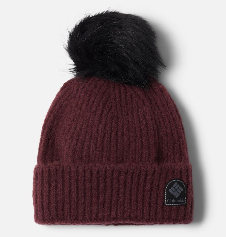 Winter Blur Pom Pom Beanie, Color: Malbec, image 1