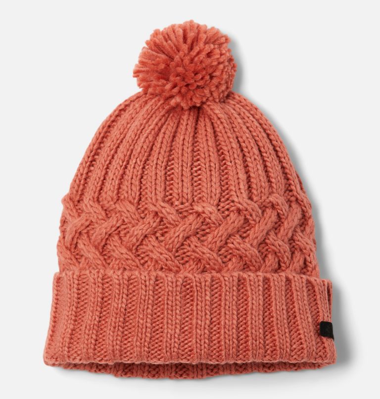Thumbnail: Hideaway Haven Unlined Beanie, Color: Dark Coral, image 1