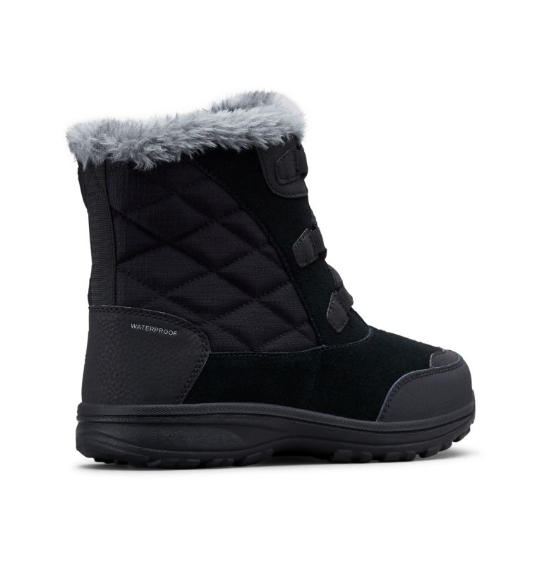 Women's Ice Maiden Shorty Boot, Color: Black, Columbia Grey, image 9