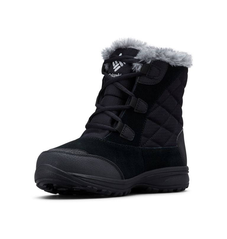 Thumbnail: Women's Ice Maiden Shorty Boot, Color: Black, Columbia Grey, image 6