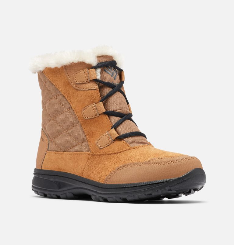 Women's Ice Maiden Shorty Boot, Color: Elk, Black, image 3