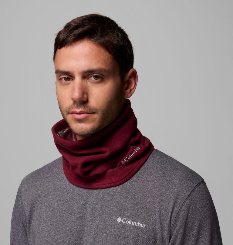 Trail Shaker Omni-Heat Fleece Gaiter, Color: Rich Wine, image 3