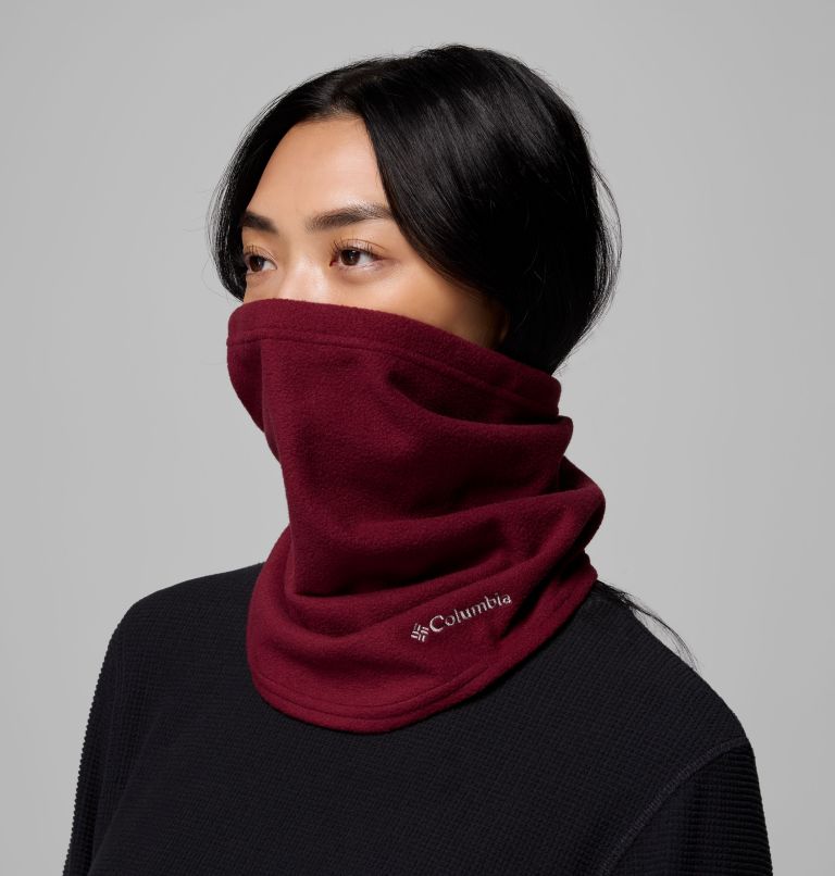 Trail Shaker Omni-Heat Fleece Gaiter, Color: Rich Wine, image 4
