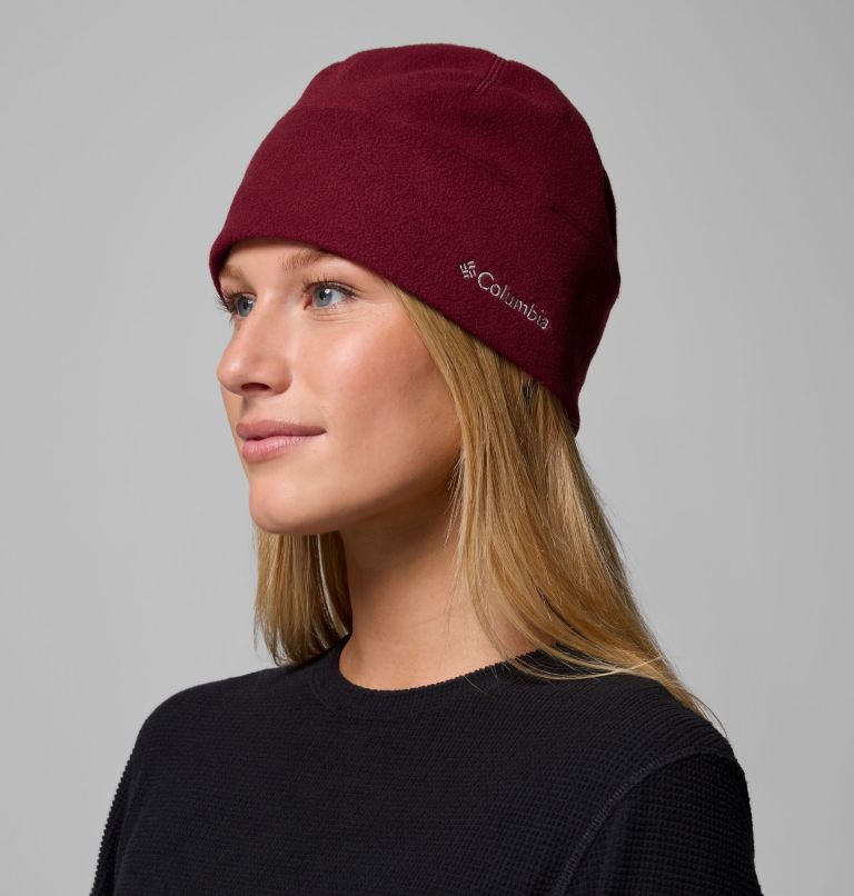 Trail Shaker Omni-Heat Fleece Beanie, Color: Rich Wine, image 4