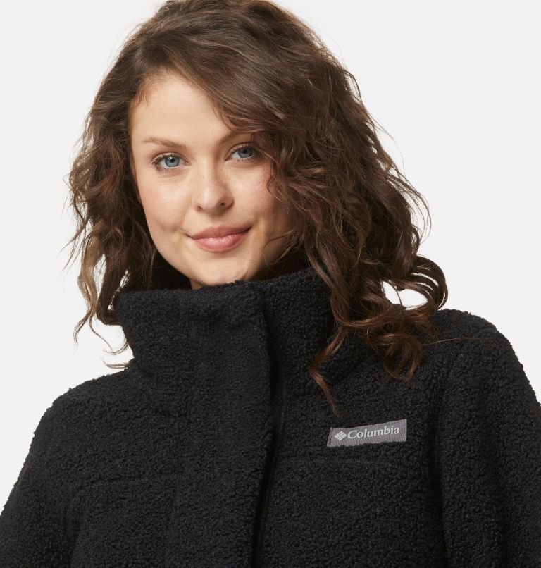 Women's Panorama Long Jacket, Color: Black