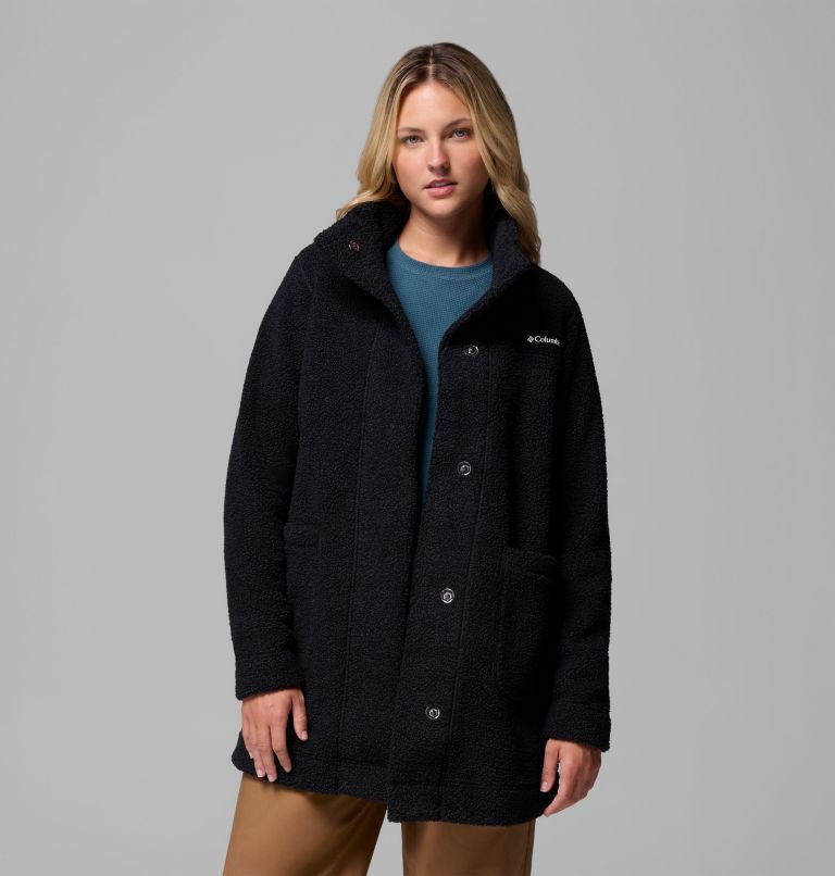 Women's Panorama Long Jacket, Color: Black, image 5