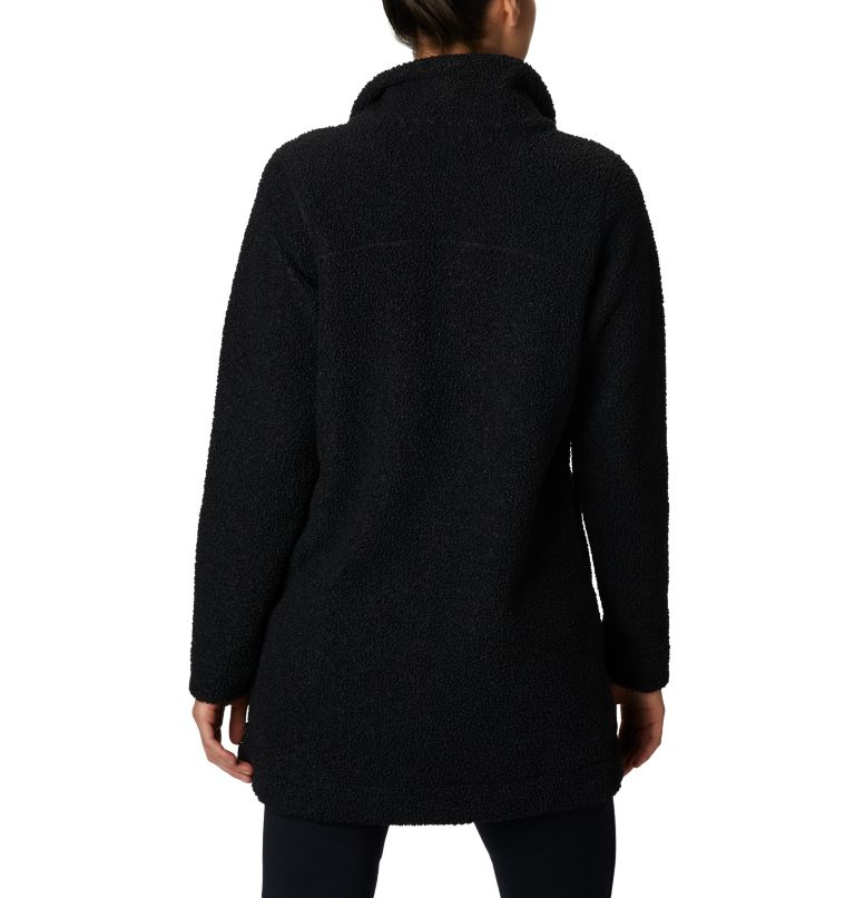 Thumbnail: Manteau long Panorama pour femme, Color: Black, image 2