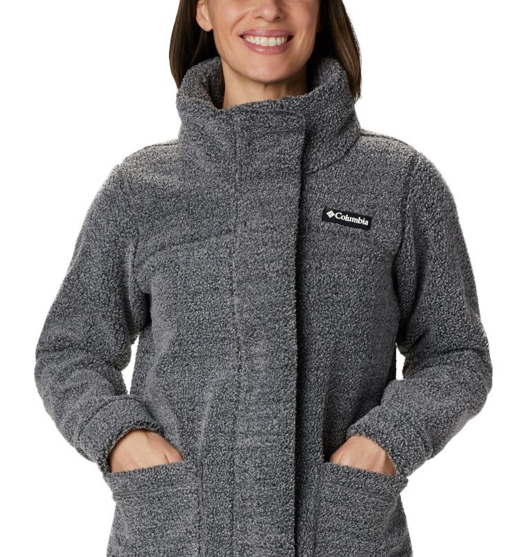 Manteau long Panorama pour femme, Color: Charcoal Heather, image 4