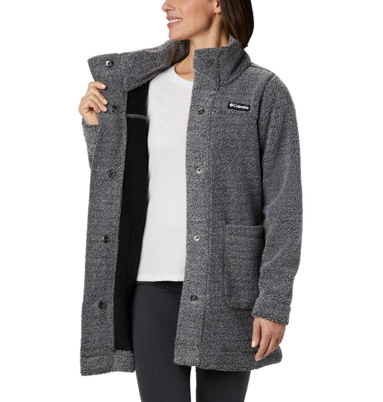 Manteau long Panorama pour femme, Color: Charcoal Heather, image 5