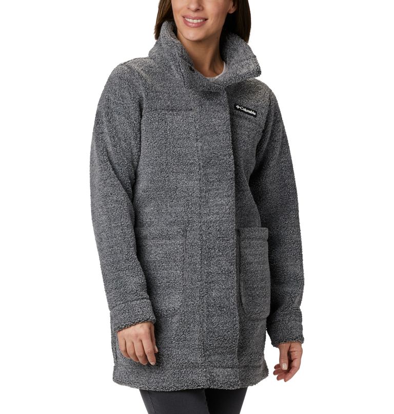 Manteau long Panorama pour femme, Color: Charcoal Heather, image 1