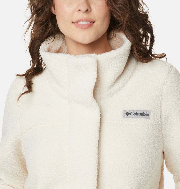 MAMA Hooded Teddy Bear Jacket - Cream - Ladies