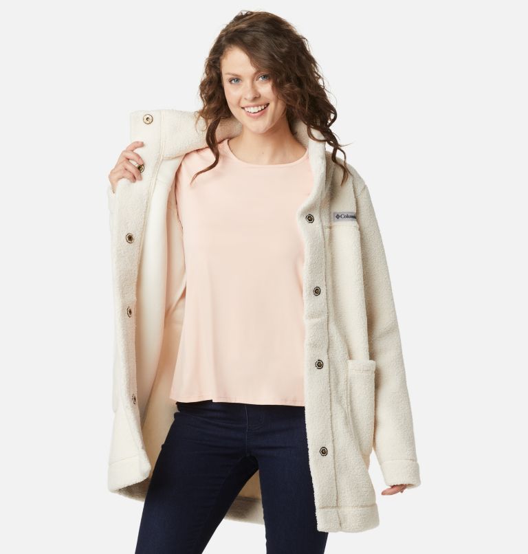 Thumbnail: Women's Panorama Long Jacket, Color: Chalk, image 5