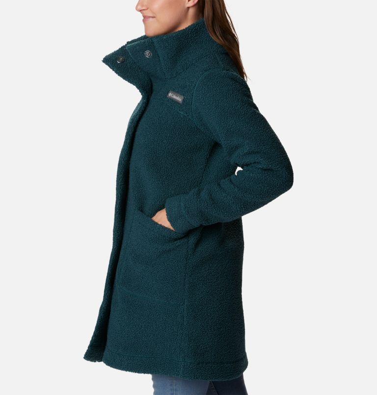 Women's Panorama Long Jacket, Color: Night Wave, image 3