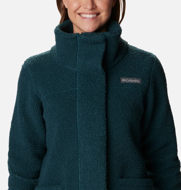 Thumbnail: Women's Panorama Long Jacket, Color: Night Wave, image 4
