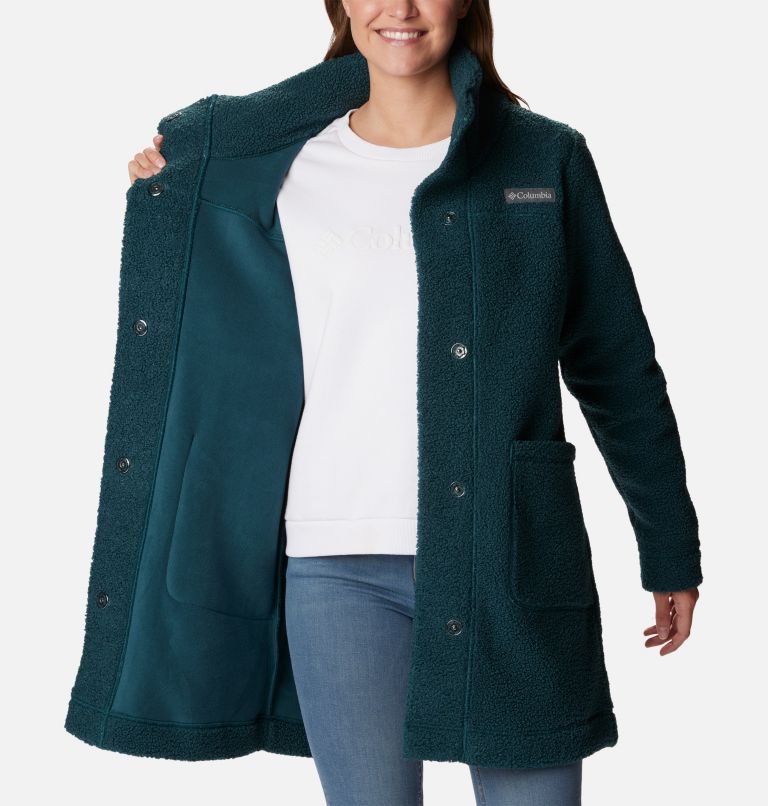 Women's Panorama Long Jacket, Color: Night Wave, image 5