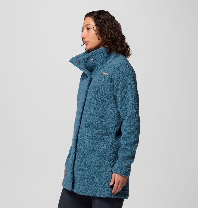 Women's Panorama Long Jacket, Color: Everblue, image 4