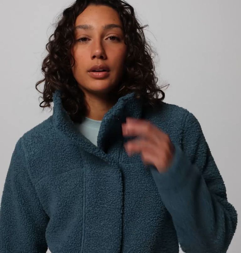 Women's Panorama Long Jacket, Color: Everblue