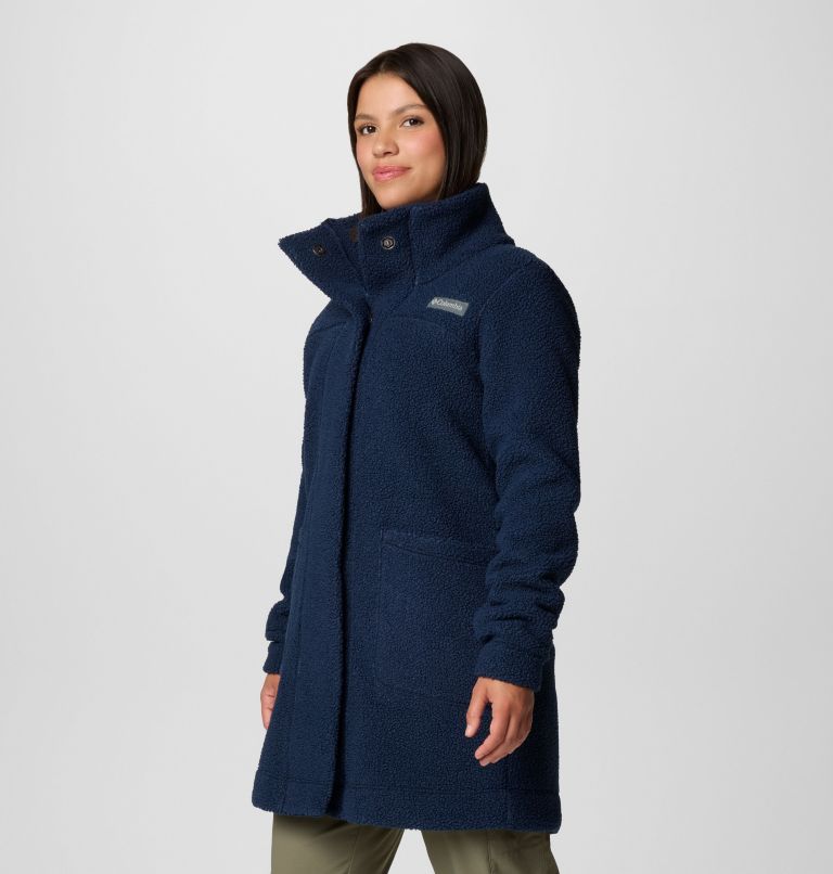 Women's Panorama Long Jacket, Color: Collegiate Navy, image 4