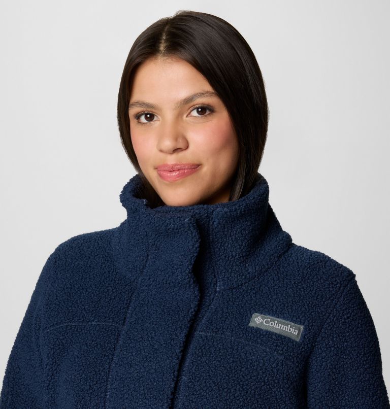 Women's Panorama Long Jacket, Color: Collegiate Navy, image 5