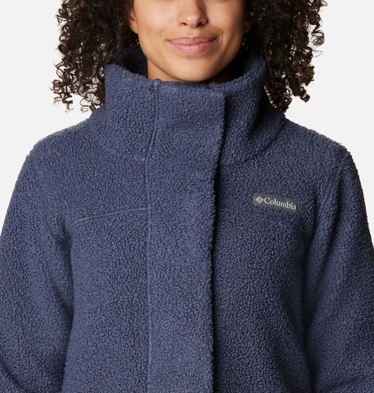 Columbia long fleece outlet jacket