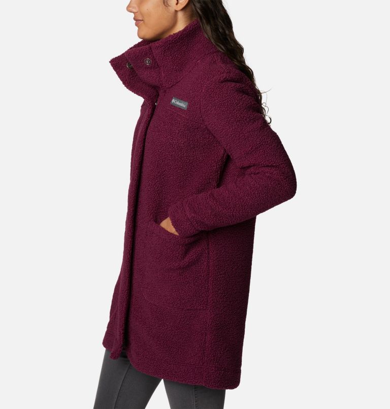 Women's Panorama Long Jacket, Color: Marionberry, image 3