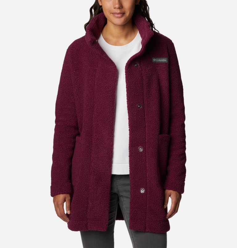 Women's Panorama Long Jacket, Color: Marionberry, image 6
