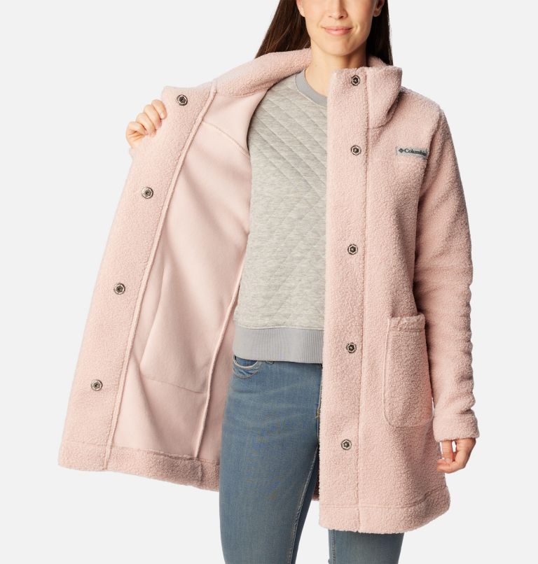 Thumbnail: Women's Panorama Long Jacket, Color: Dusty Pink, image 5