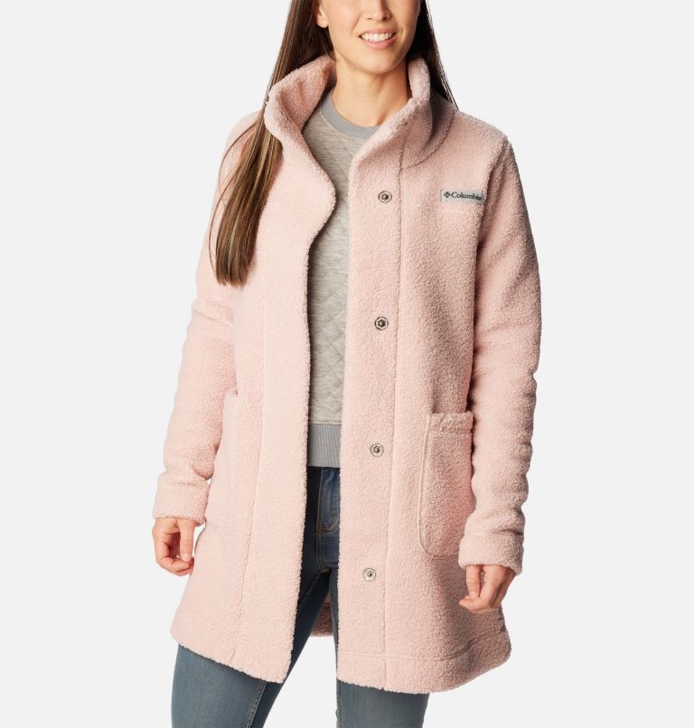 Thumbnail: Women's Panorama Long Jacket, Color: Dusty Pink, image 6