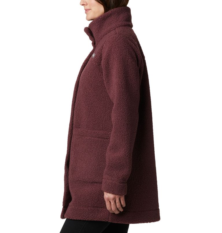 Manteau long Panorama pour femme, Color: Malbec, image 3