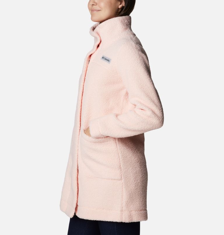Women's Panorama Long Jacket, Color: Peach Blossom, image 3