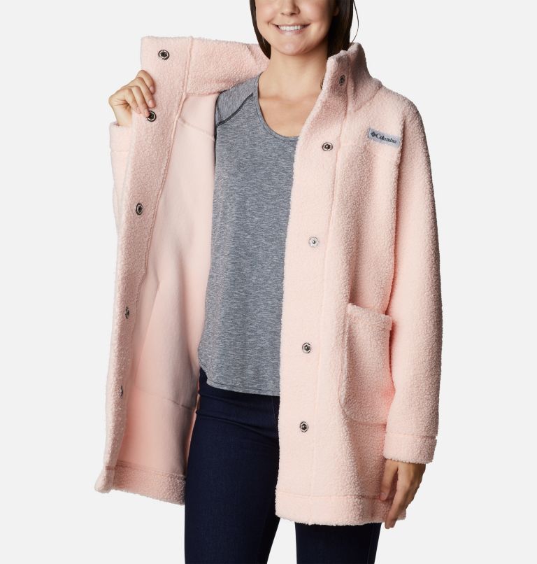 Women's Panorama Long Jacket, Color: Peach Blossom, image 5