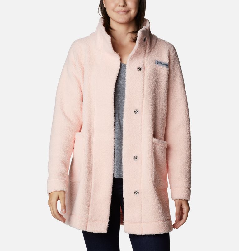 Women's Panorama Long Jacket, Color: Peach Blossom, image 6