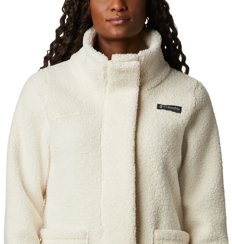 Long womens shop fleece jacket