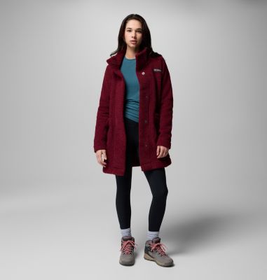 Panorama Long Jacket, Color: Rich Wine, image 2