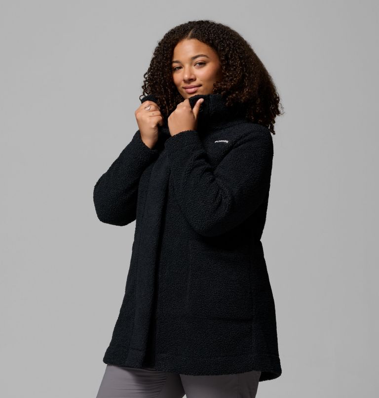 Manteau long Panorama Femme - Grandes tailles, Color: Black, image 4