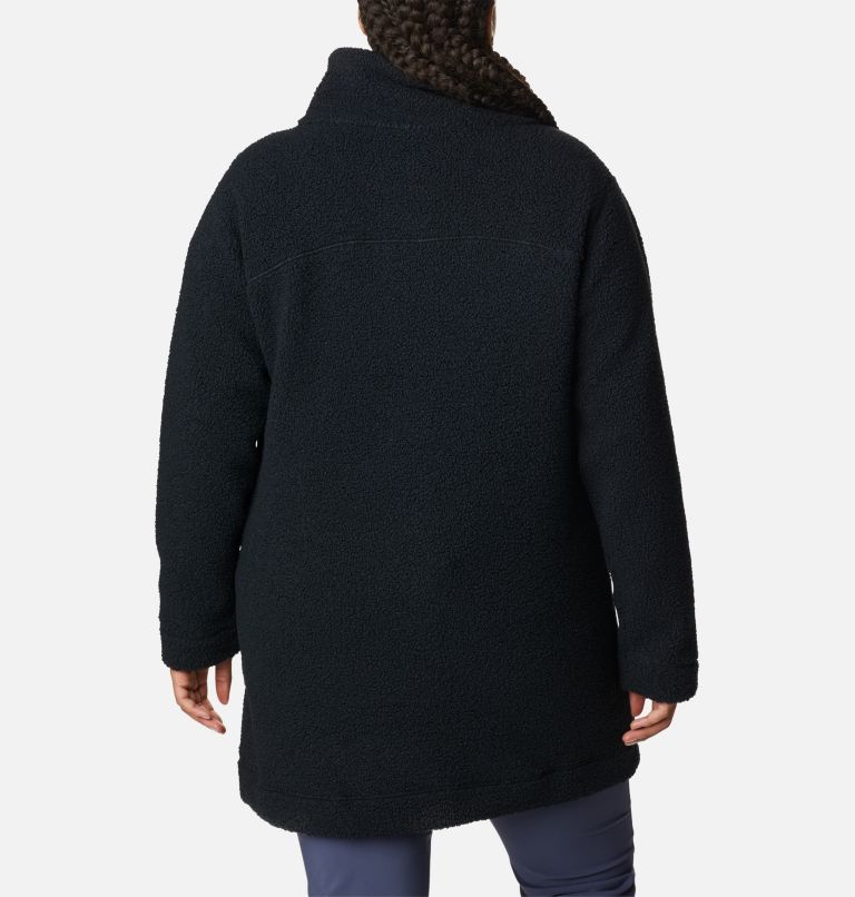Women's Panorama Long Jacket - Plus Size, Color: Black, image 2