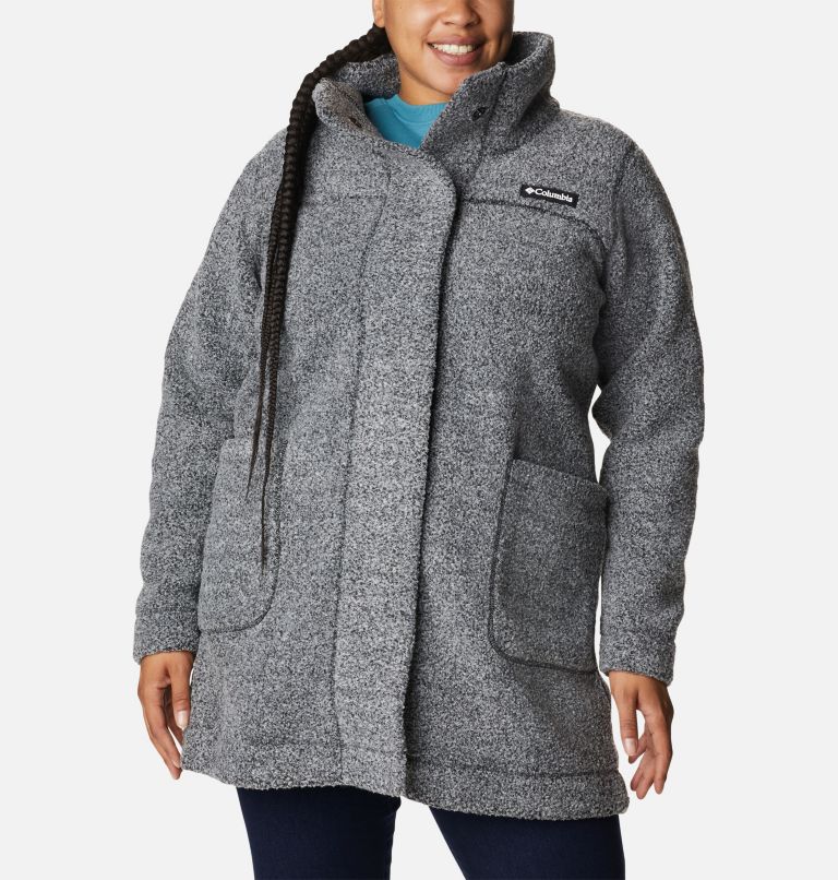 Manteau long Panorama Femme - Grandes tailles, Color: Charcoal Heather, image 1